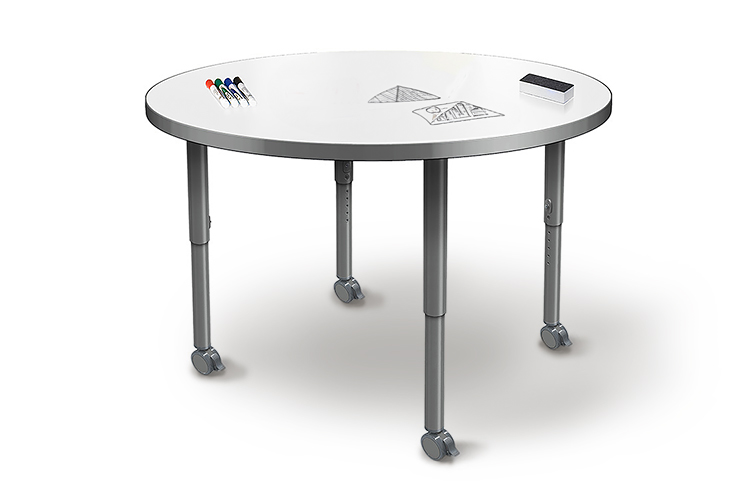 whiteboard top school desk