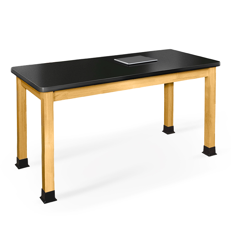 Wooden Science Table with Chemical Resistant top