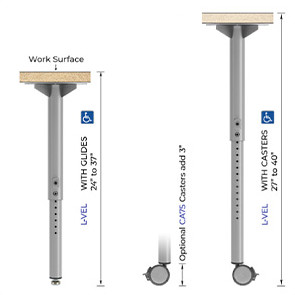 Height Adjustable Legs