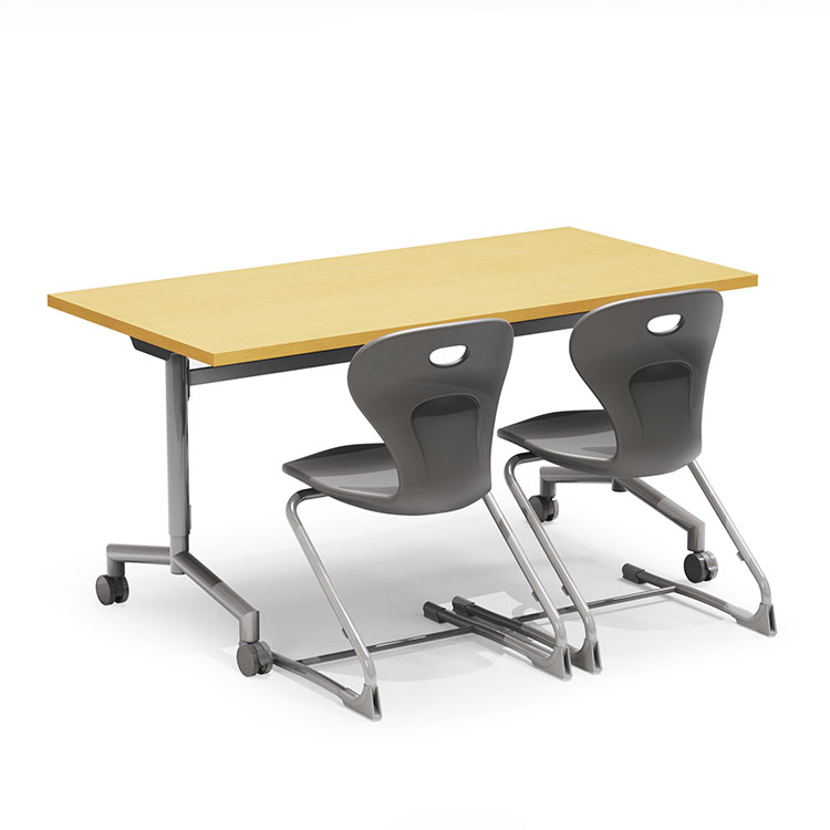 Velocity Nest and Fold: Space-Saving Flip Top Tables for