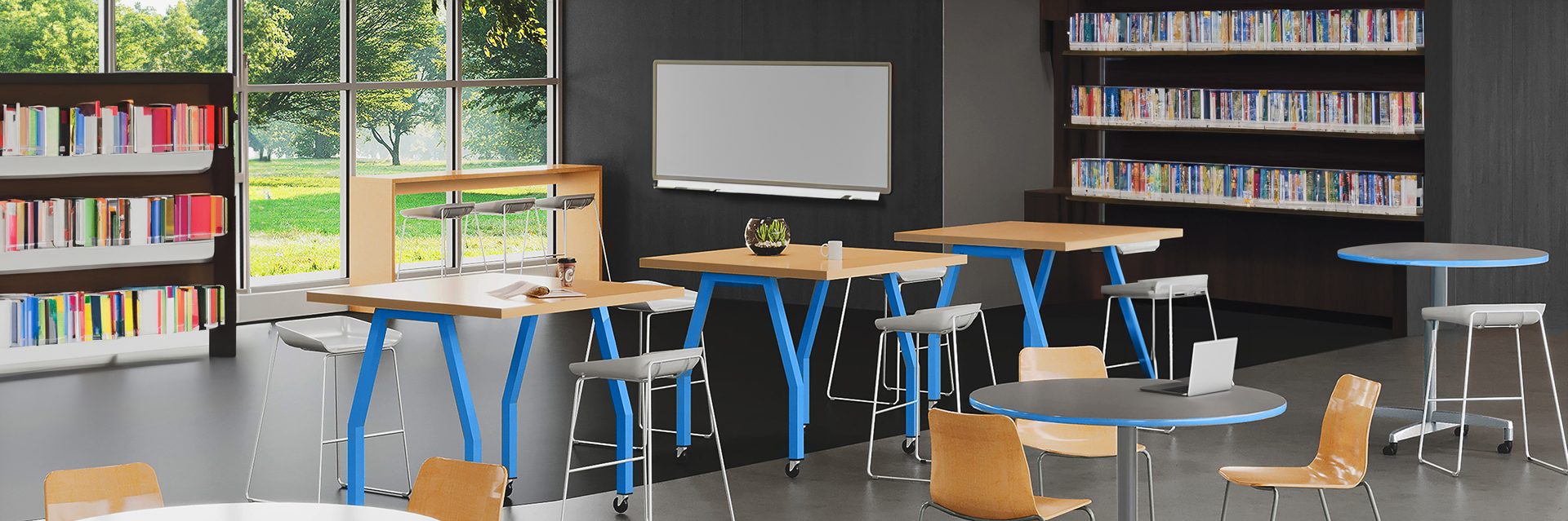 Library/Classroom Table and Desk