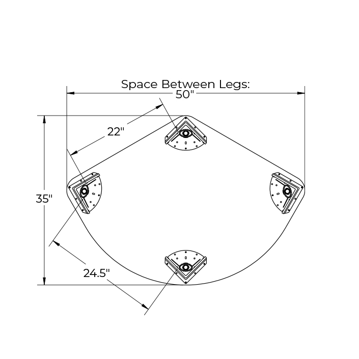 Dimensions of Aero Pie Table